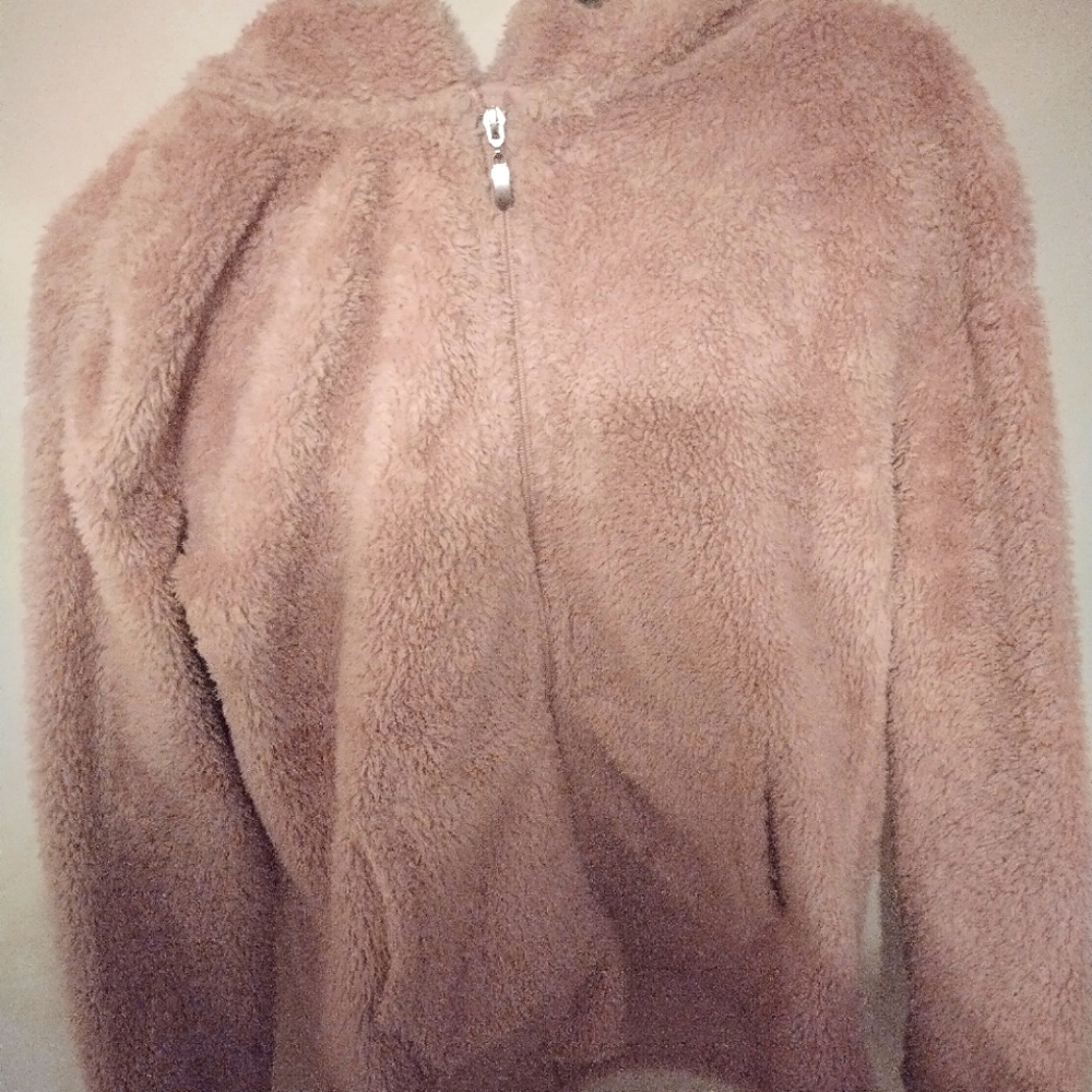 Pink zip up